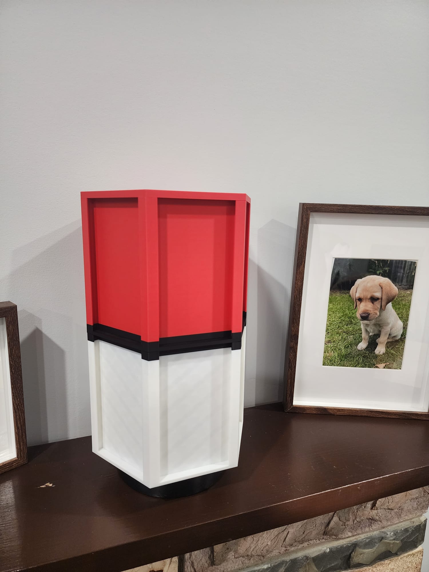 A Rotatr in a custom red and white colourway